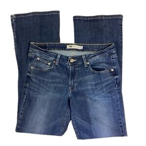 Levi's Blue 518 Bootcut Dark Wash Jeans